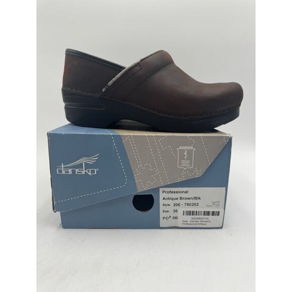 Dansko PROFESSIONAL Women's NWD Clog Shoes Brown EU Size 36 Regular - Picture 13 of 13
